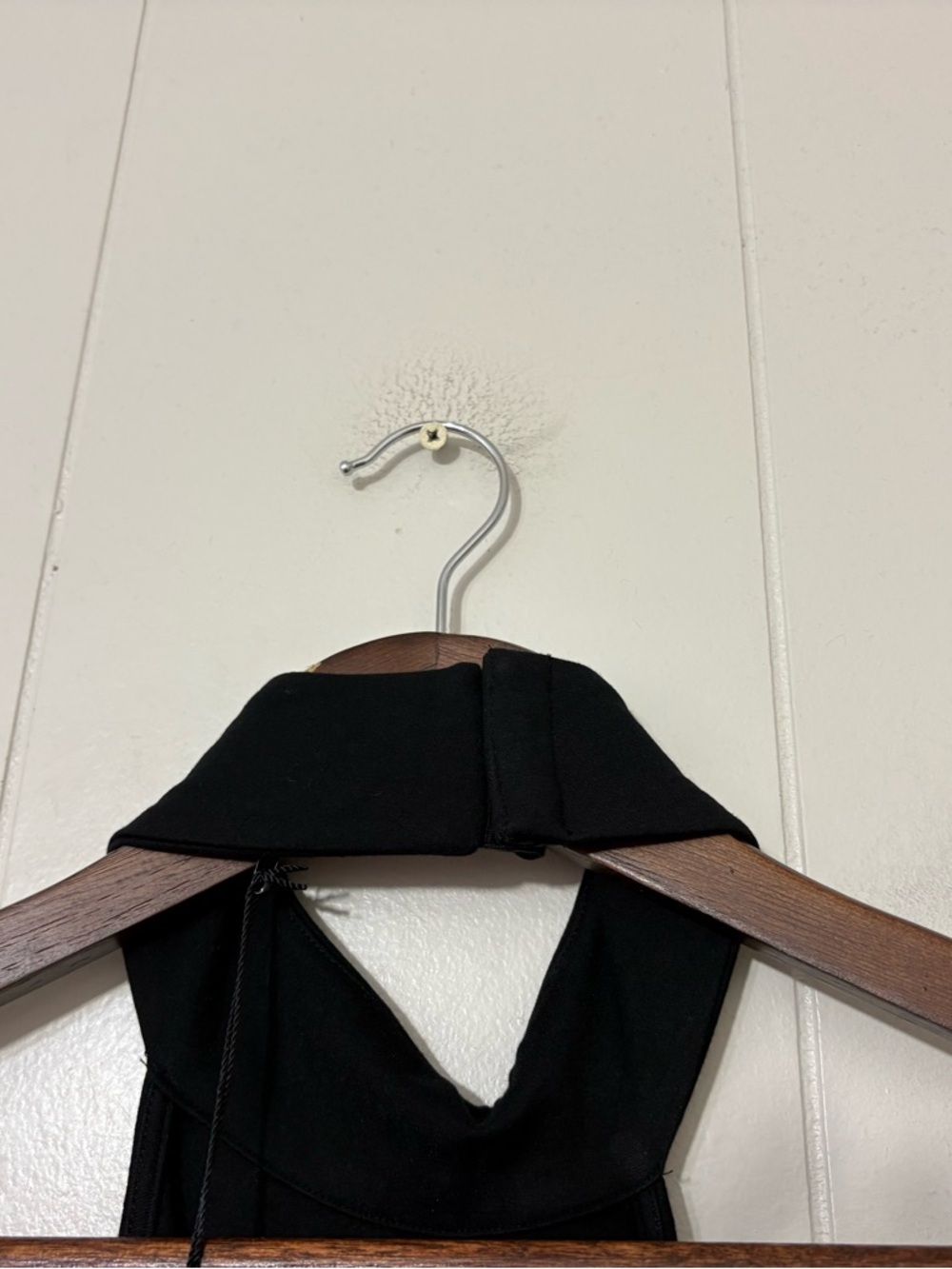 LPA Revolve Black Halter Jumpsuit Cropped Wide Leg Size S NWT Minimal Chic - Picture 6 of 14
